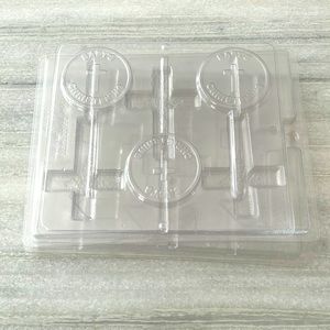 Chocolate candy molds.